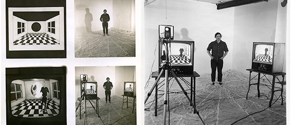 Video Maze:  video room, Electron Mover Loft 1975