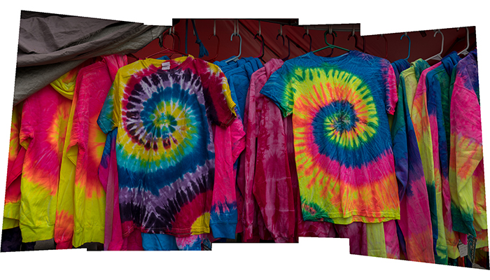 "Tie Dyed Rack" Fleischmanns' Memorial Day 24" X 48" archival inkjet print