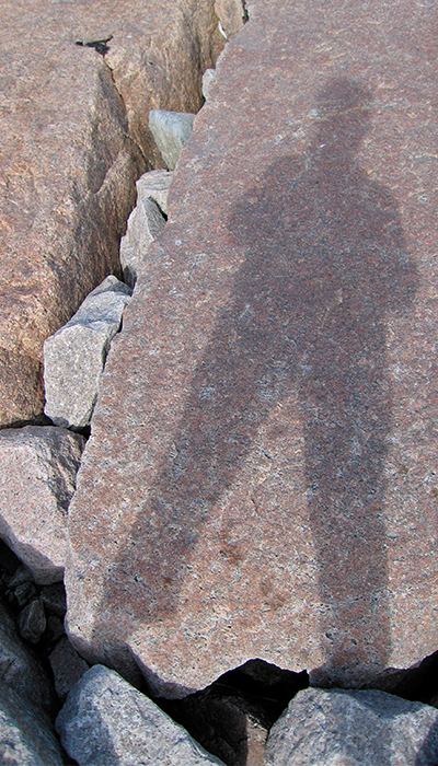 Connie Coleman- Shadow on Rocks-2008