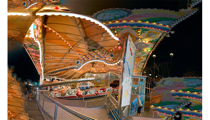 "Crazy Ride" Morey's Piers at night Wildwood New Jersey , photo by Alan Powell 2017